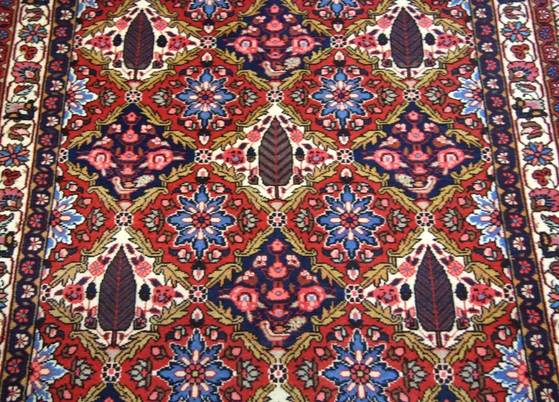 Perserteppich - Nomadic 104 x 155 cm - blau