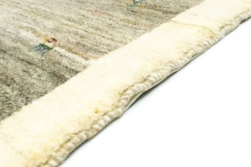 Gabbeh Teppich - Perser 82 x 229 cm - grau