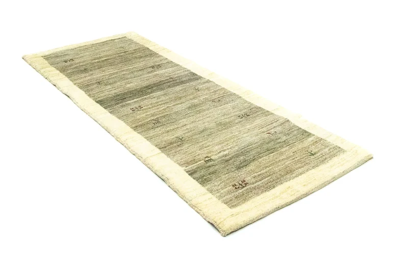Gabbeh Teppich - Perser 82 x 229 cm - grau