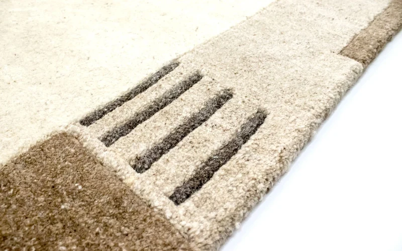 Nepal Teppich 122 x 174 cm - beige