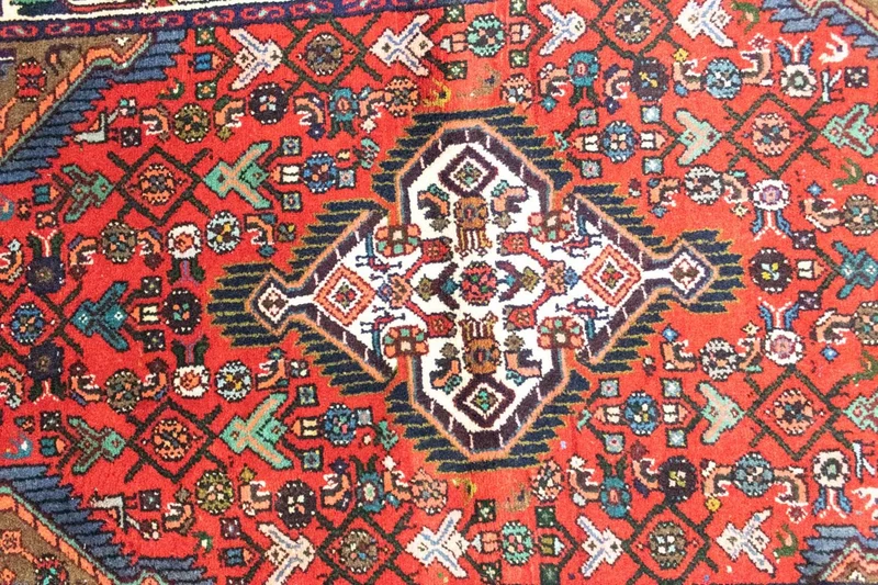 Perserteppich - Nomadic 85 x 122 cm - rot