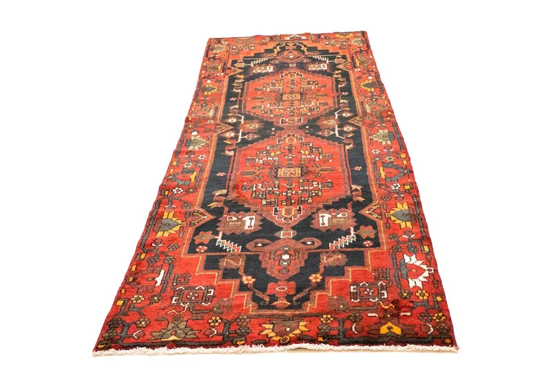 Perserteppich - Nomadic 105 x 310 cm - blau