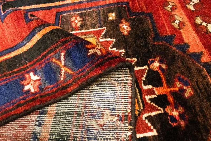 Perserteppich - Nomadic 104 x 302 cm - blau