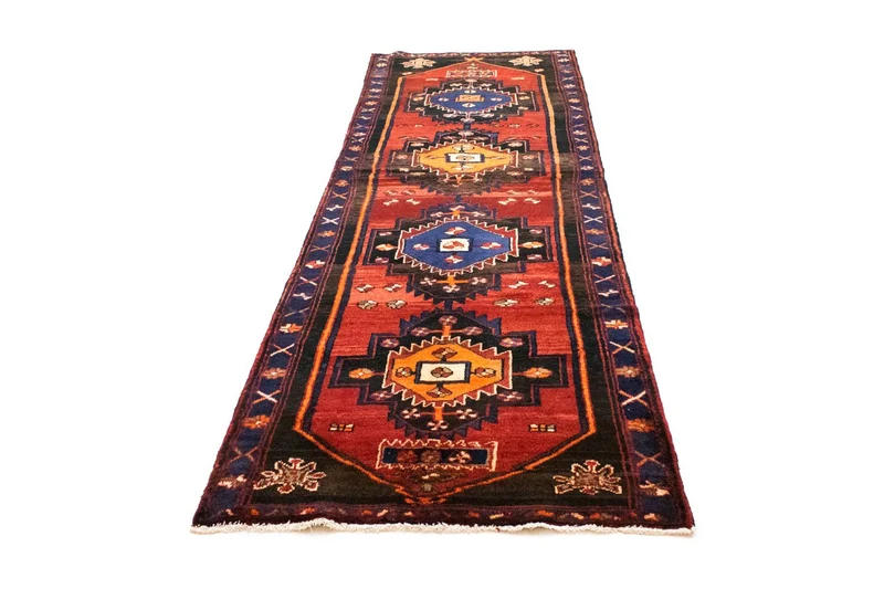Perserteppich - Nomadic 104 x 302 cm - blau