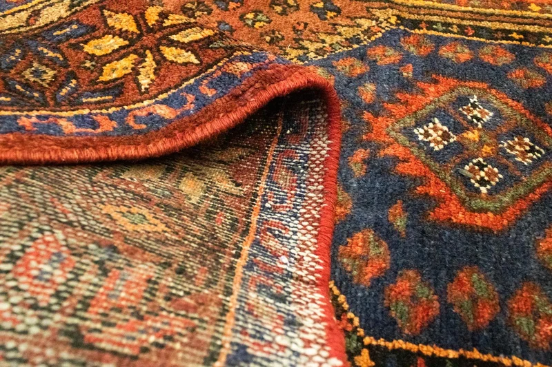 Perserteppich - Nomadic 108 x 310 cm - blau