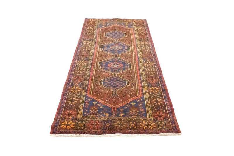 Perserteppich - Nomadic 108 x 310 cm - blau