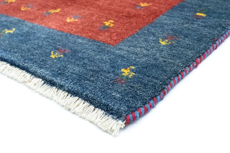 Gabbeh Teppich - Kaschkuli Perser 84 x 125 cm - rost
