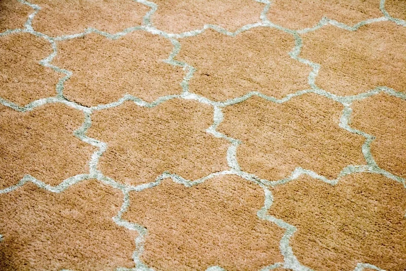 Wollteppich 155 x 244 cm Teppich Wohnzimmer