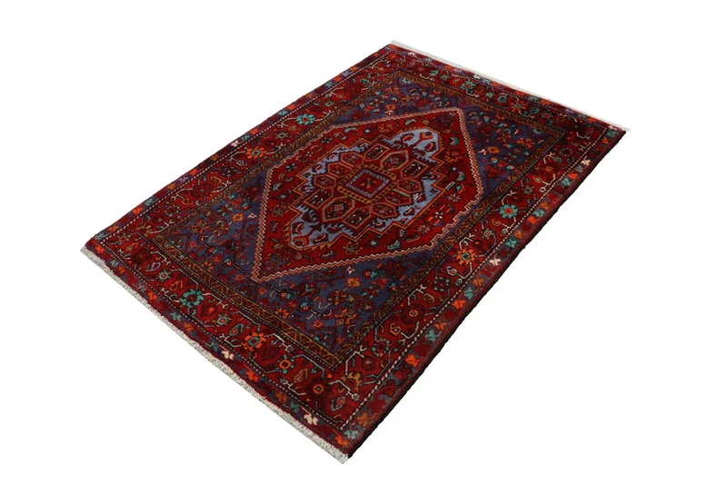 Perserteppich - Nomadic 101 x 158 cm - blau