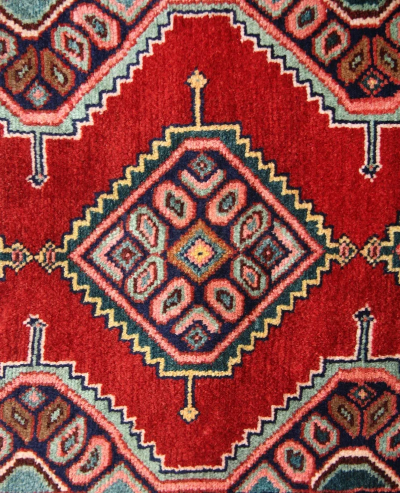 Perserteppich - Nomadic 76 x 295 cm - rot