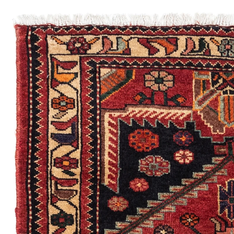 Perserteppich - Nomadic 90 x 142 cm - rot
