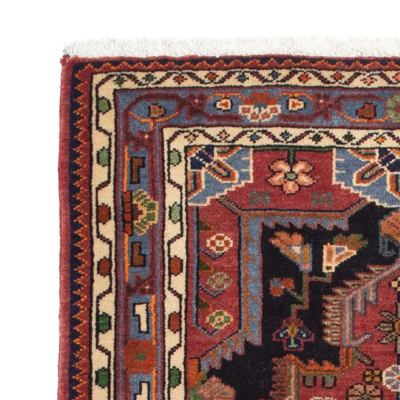 Perserteppich - Nomadic 90 x 126 cm - dunkelrot
