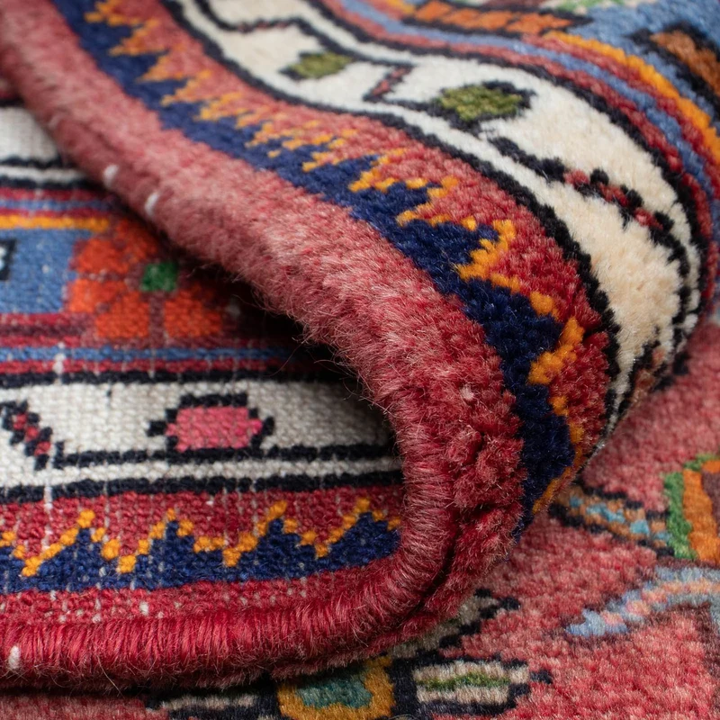 Perserteppich - Nomadic 90 x 126 cm - dunkelrot