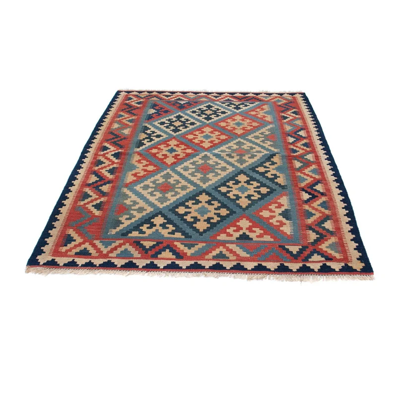 Kelim Teppich - Oriental 126 x 170 cm - mehrfarbig