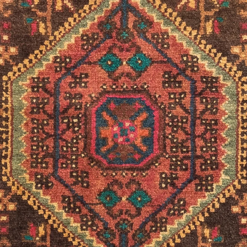 Perserteppich - Nomadic 80 x 120 cm - hellrot