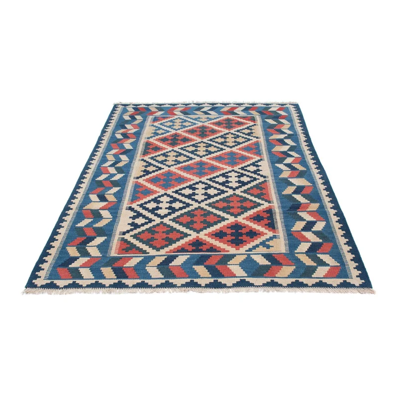 Kelim Teppich - Oriental 120 x 178 cm - blau