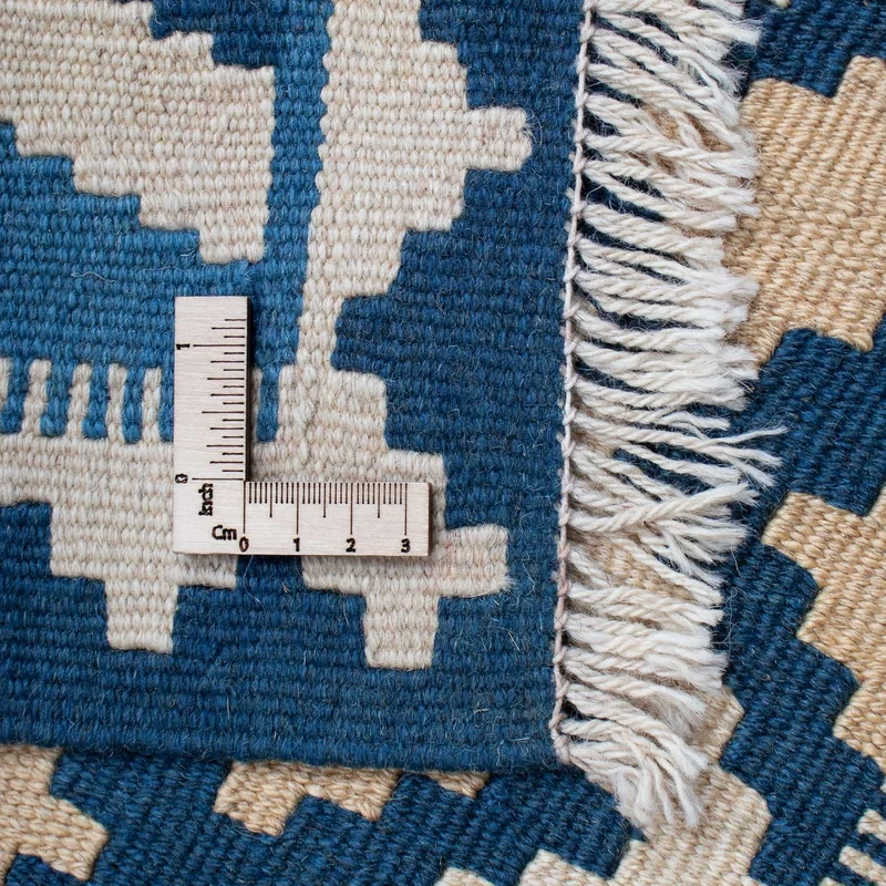 Kelim Teppich - Oriental 120 x 178 cm - blau