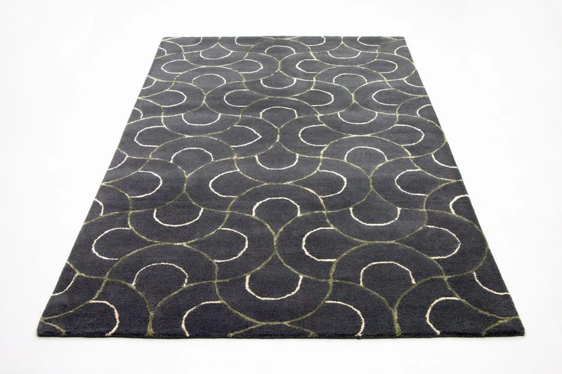 Designer Teppich 152 x 242 cm Wohnzimmer Teppich