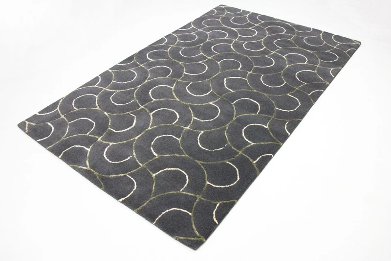 Designer Teppich 152 x 242 cm Wohnzimmer Teppich