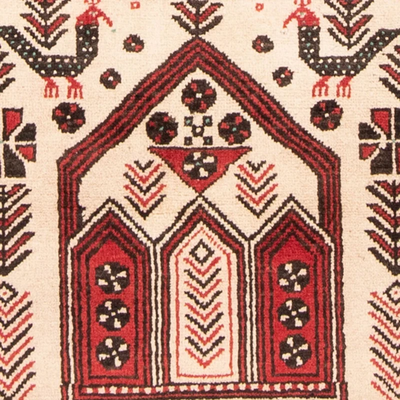 Belutsch Teppich 115 x 199 cm - rot