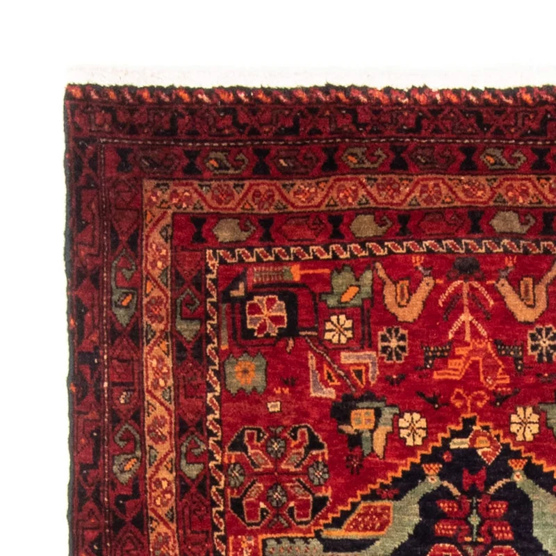 Belutsch Teppich 100 x 200 cm - rot