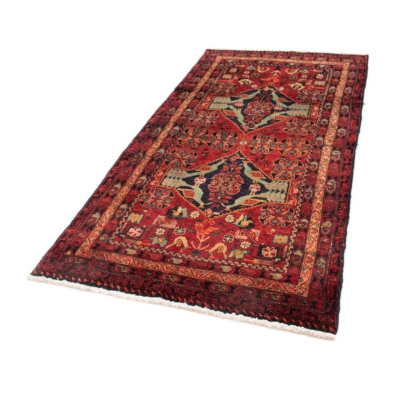 Belutsch Teppich 100 x 200 cm - rot