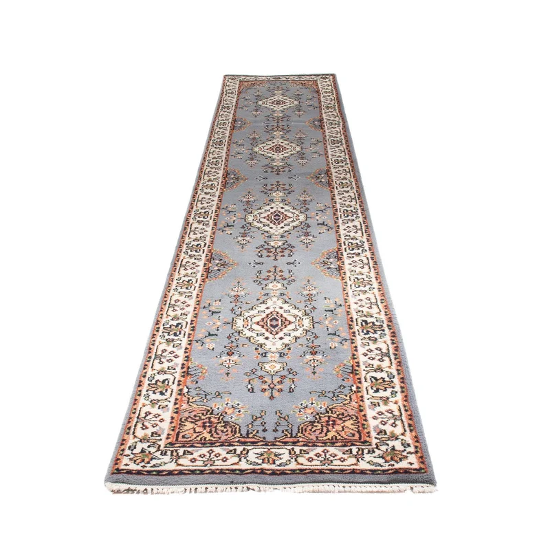 Läufer Orient - Indus - 80 x 400 cm - hellblau