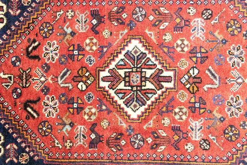 Perserteppich - Nomadic 75 x 127 cm - rot