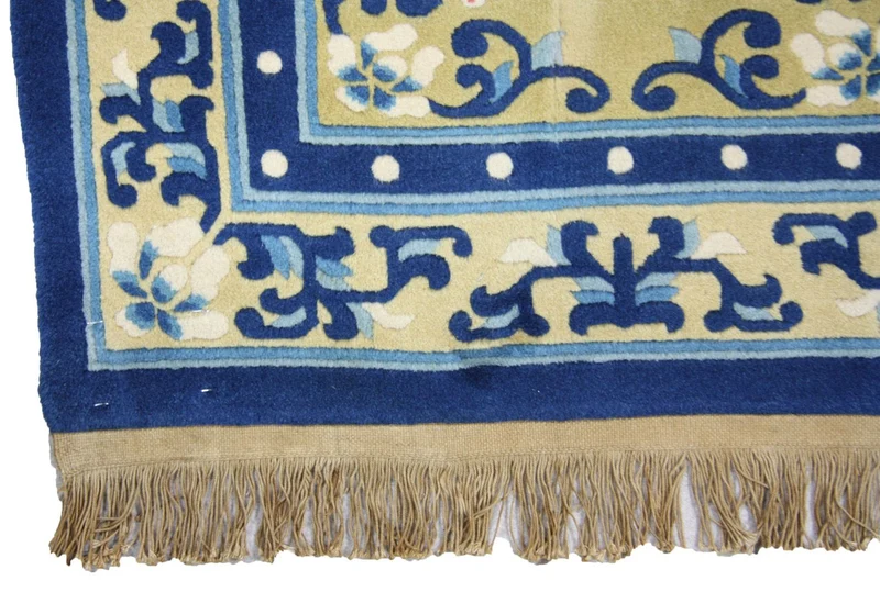 China Teppich 76 x 152 cm - blau
