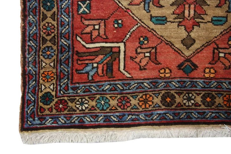 Perserteppich - Nomadic 102 x 340 cm - rot