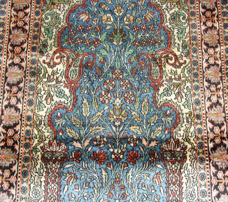 Seidenteppich - Kaschmir Seide 90 x 156 cm Teppichbrücke