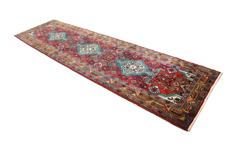 Perserteppich - Nomadic 82 x 317 cm - rot