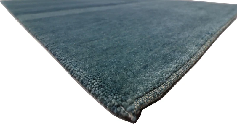 Gabbeh Teppich - Loribaft Perser 126 x 180 cm - seeblau