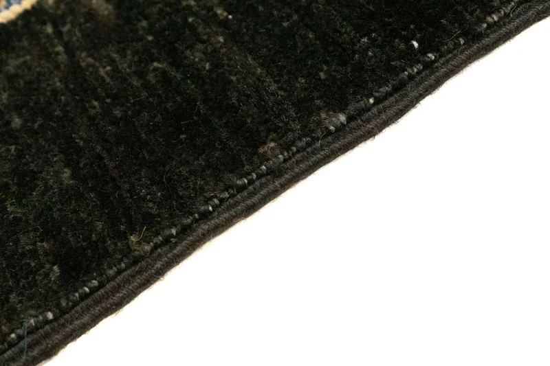 Ziegler Teppich 77 x 124 cm - schwarz
