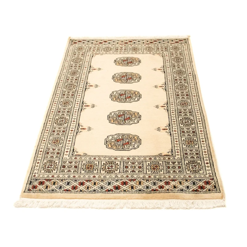 Afghan Teppich - Buchara 78 x 129 cm - beige