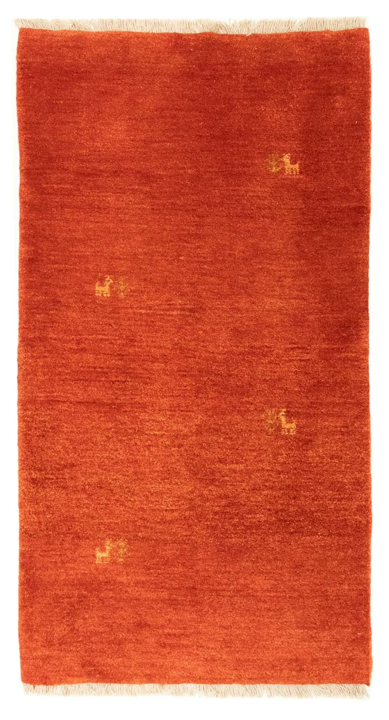 Gabbeh Teppich - Perser 73 x 139 cm - rot