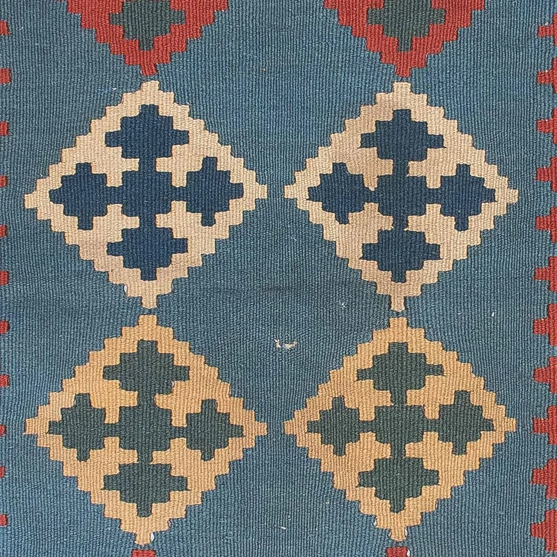Kelim Teppich - Oriental 118 x 171 cm - blau
