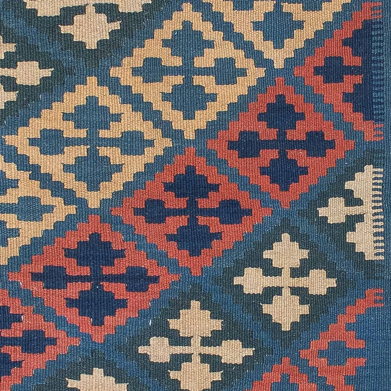 Kelim Teppich - Oriental 116 x 175 cm - blau
