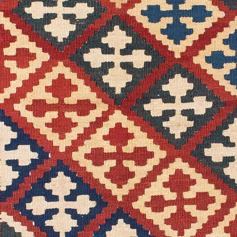 Kelim Teppich - Oriental 112 x 160 cm - rot