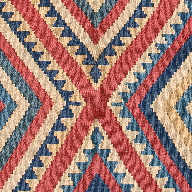 Kelim Teppich - Oriental 117 x 155 cm - blau