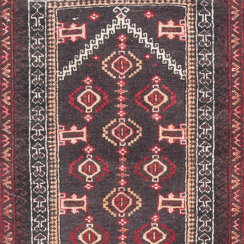 Belutsch Teppich - 90 x 136 cm - mehrfarbig