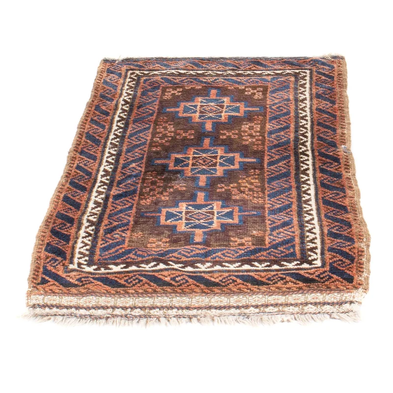 Belutsch Teppich - 58 x 103 cm - braun