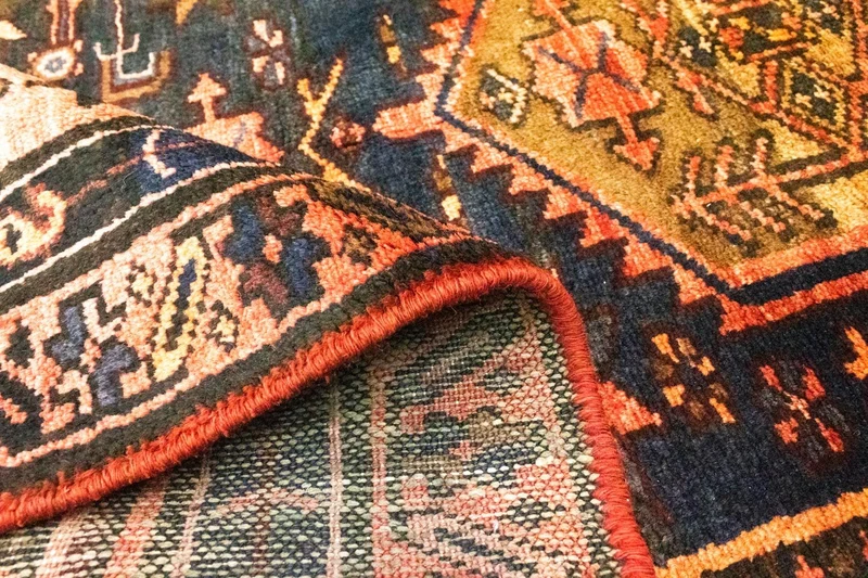 Perserteppich - Nomadic 112 x 300 cm - blau
