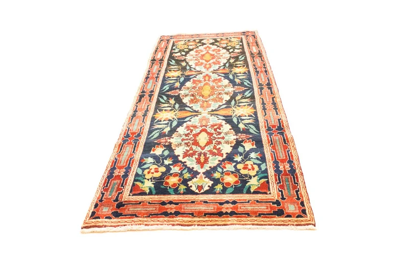 Perserteppich - Nomadic 108 x 285 cm - blau