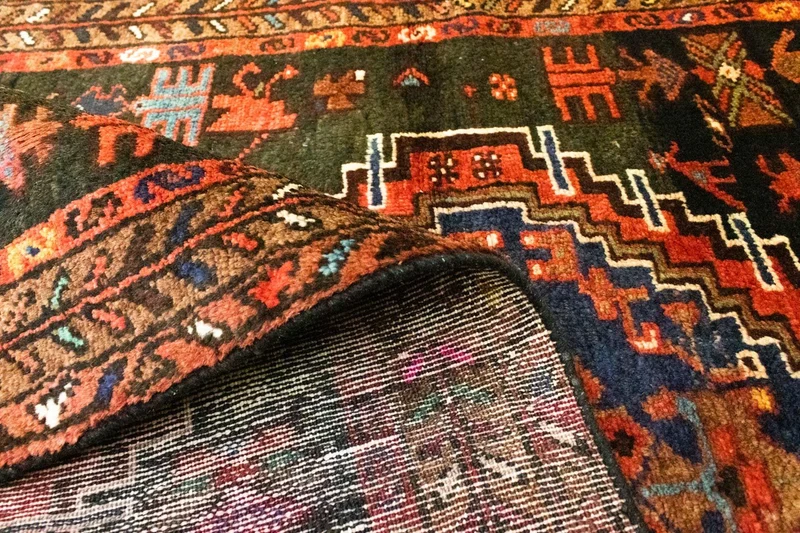 Perserteppich - Nomadic 102 x 287 cm - blau