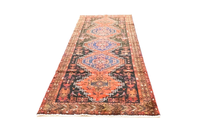 Perserteppich - Nomadic 102 x 287 cm - blau