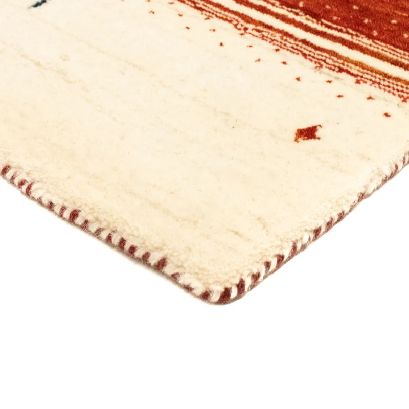 Gabbeh Teppich - Loribaft Indus 91 x 160 cm - beige