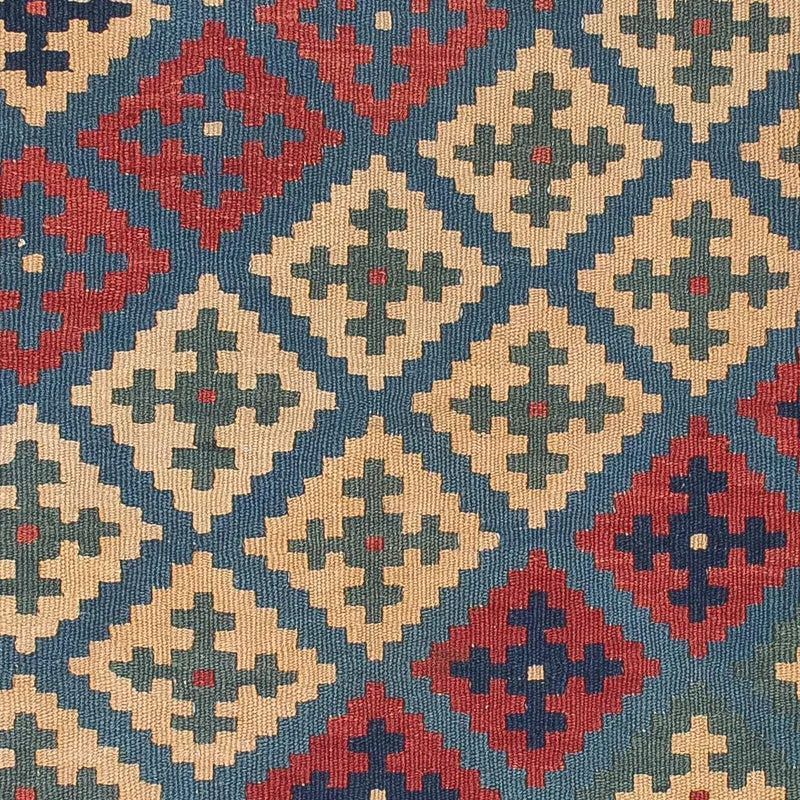 Kelim Teppich - Oriental 127 x 166 cm - blau