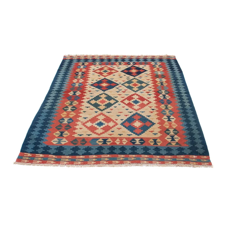 Kelim Teppich - Oriental 124 x 170 cm - mehrfarbig
