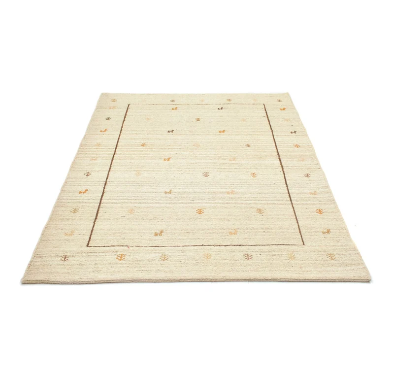 Gabbeh Teppich - Perser 123 x 172 cm - beige